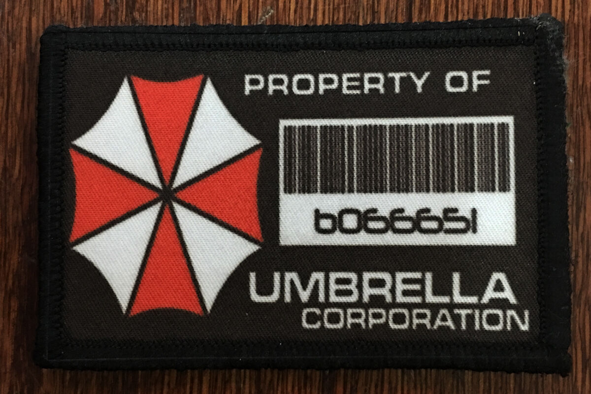 Property of Umbrella Corp Morale Patch Tactical Military Flag USA