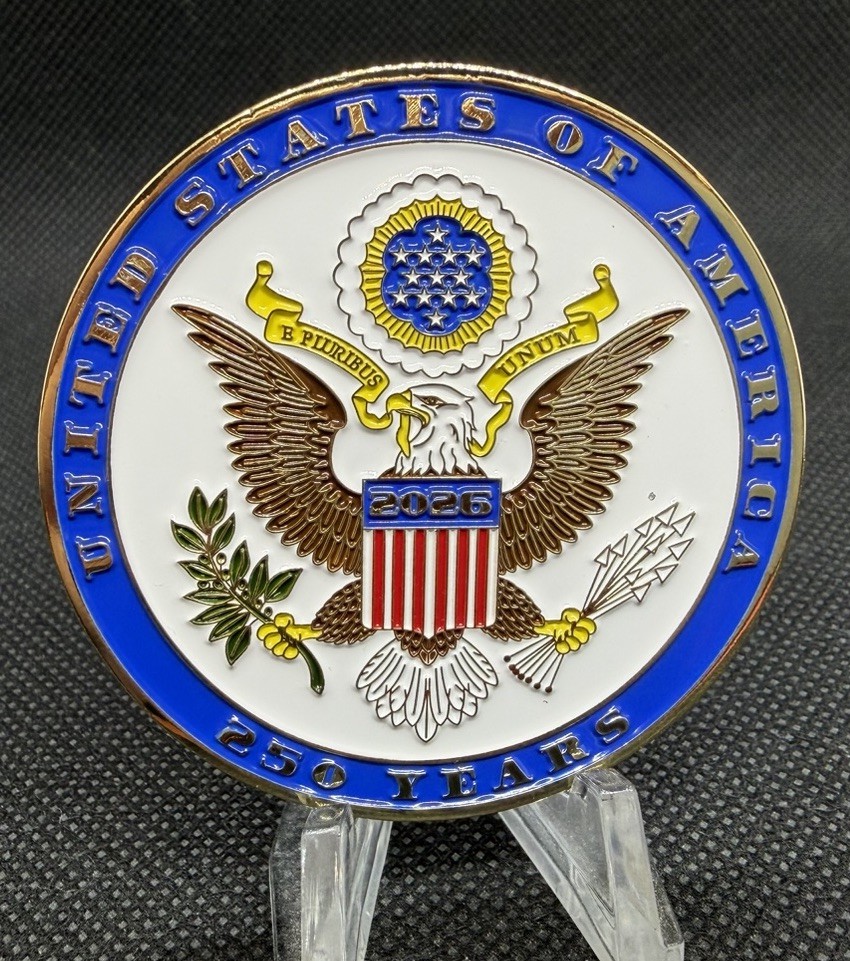 NYPD Intelligence Division USA 250 Anniversary Challenge Coin