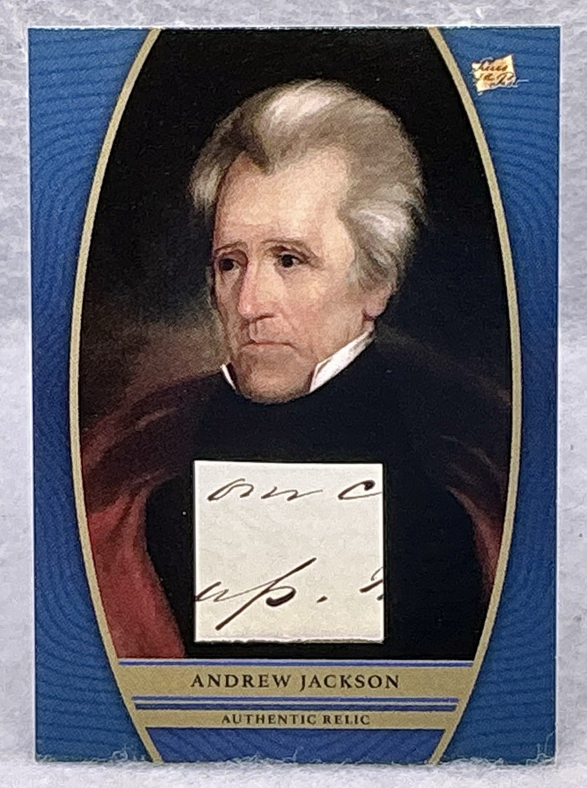 2024 Pieces Of The Past President Andrew Jackson Original Handwritten Relic