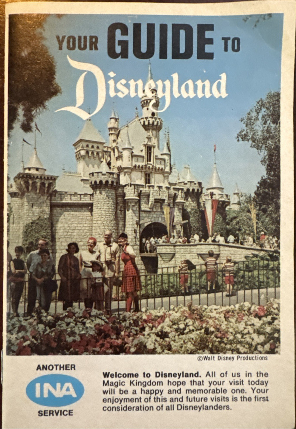 Vintage Your Guide to Disneyland Booklet 1967 by INA with Maps Vintage Your Guide to Disneyland Booklet 1967 by INA with Maps