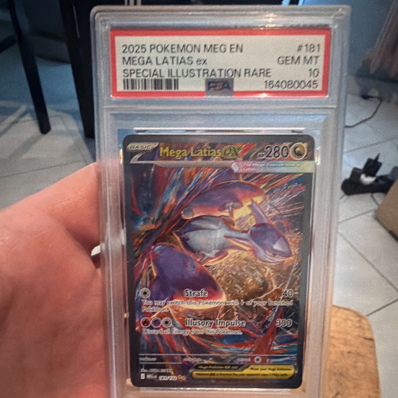 Pokémon TCG Mega Latias ex 181 MEG: Mega Evolution SIR Holo ENG 2025 PSA 10