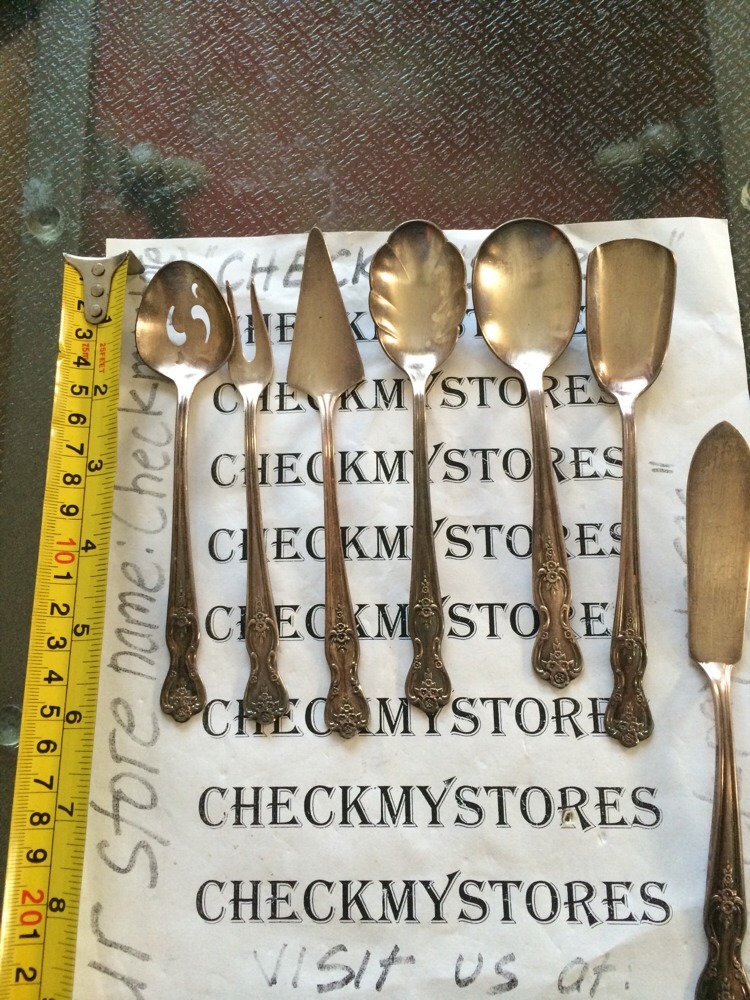  VINTAGE  ROGERS  7 PIECE MIX LOT ORIGINAL ROGERS PRODUCT EXTRA PLAT 