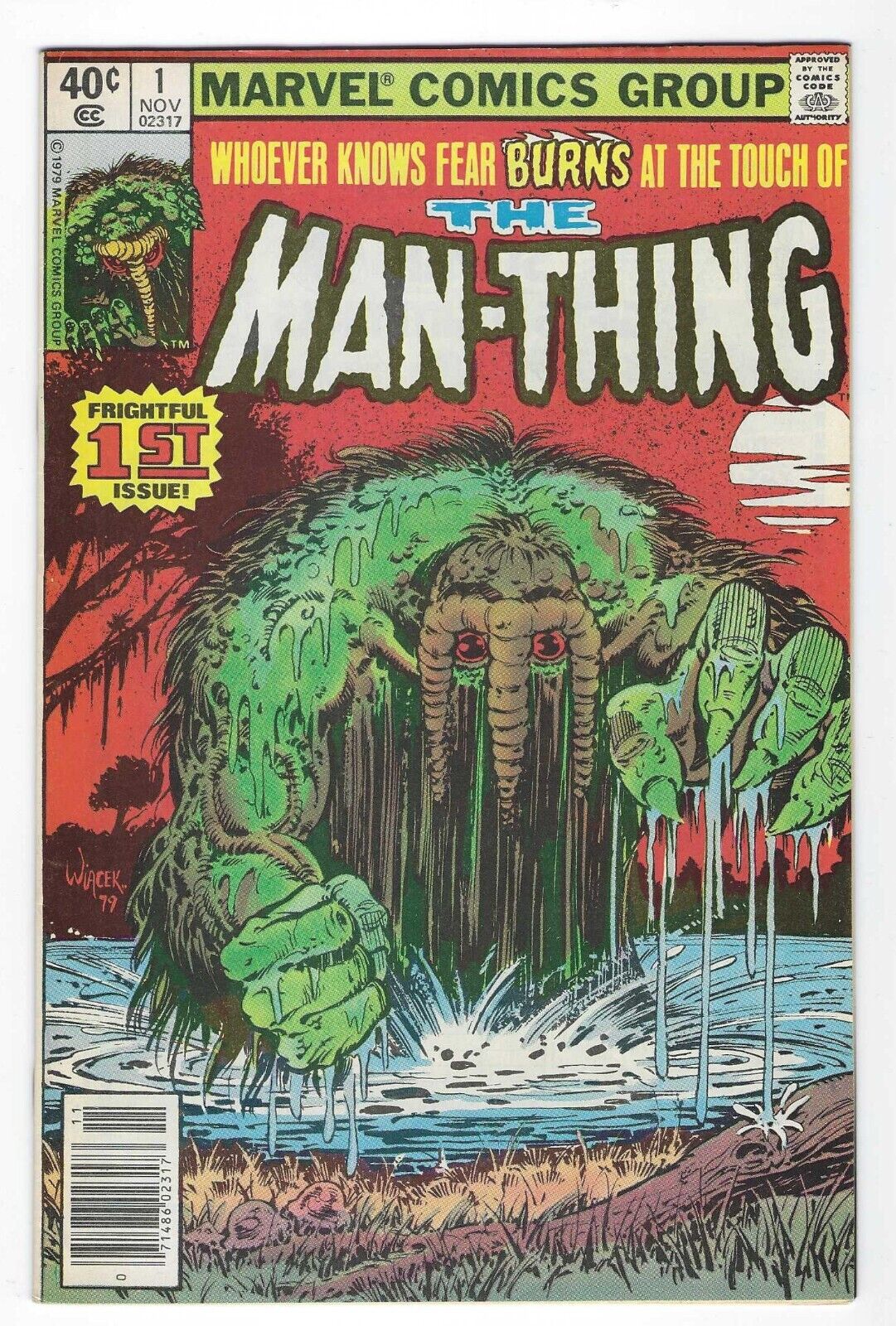 Man-Thing #1 1979 - Newsstand Edition in Excellent Shape Fine
