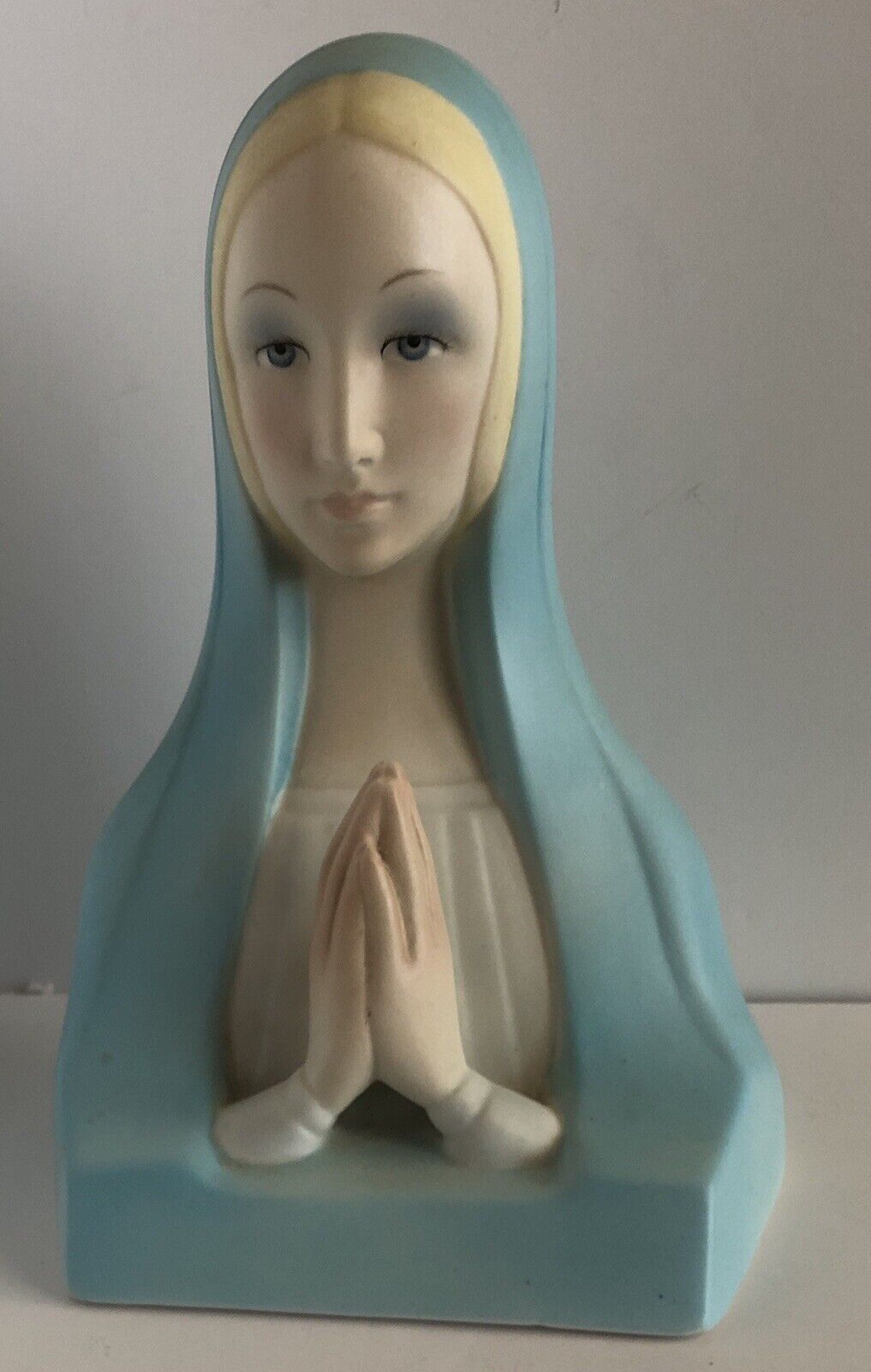 Lenci Italy Virgin Mary  Vintage Bust Figurine Read description Otzens Chicago
