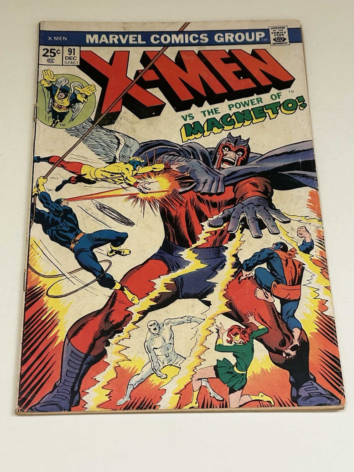 X-Men #91 The Torch Is Passed Featuring Magneto From Marvel Issue #43 VG+