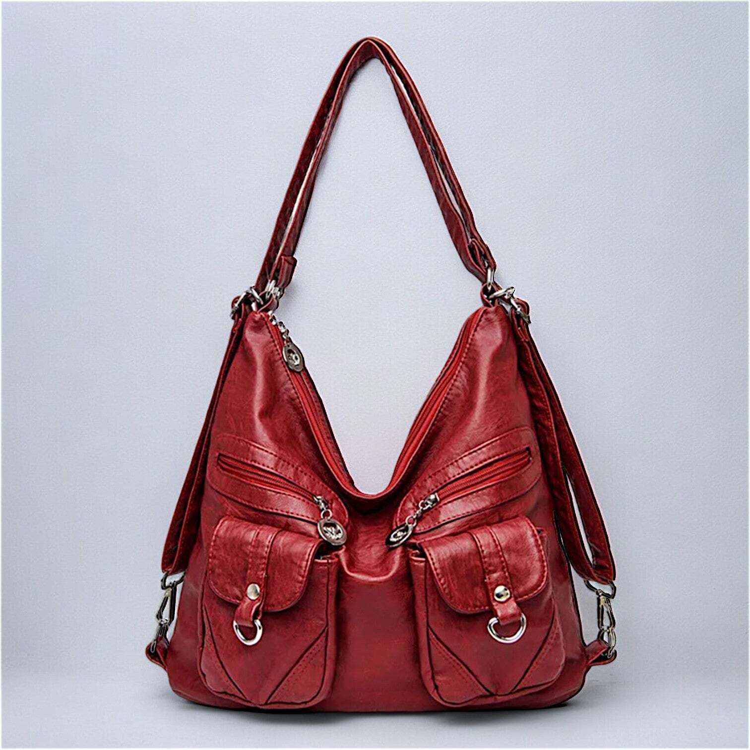 Casual Leather Handbag