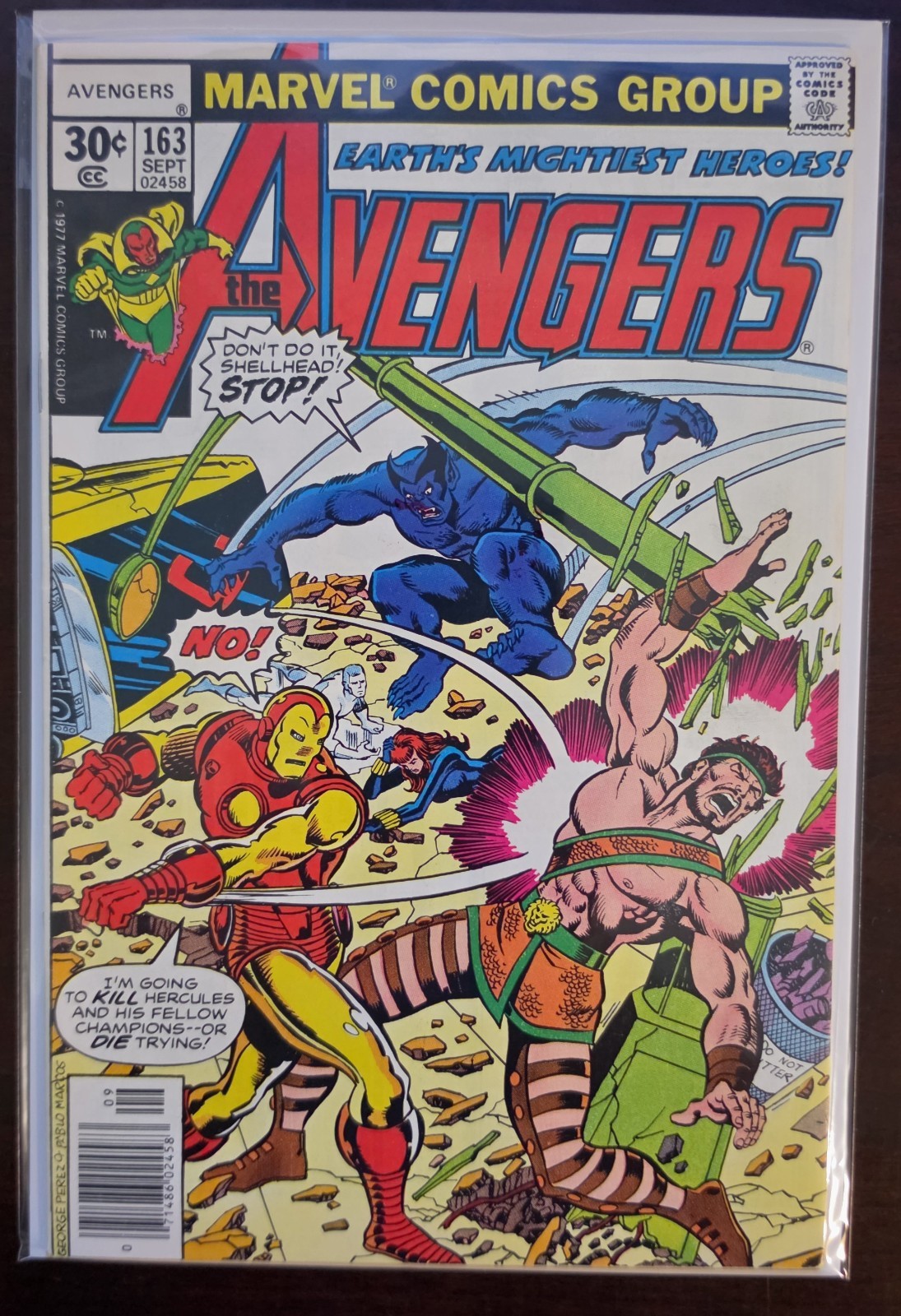 The Avengers #163 FN+ (Marvel Comics September 1977) The Avengers #163 FN+ (Marvel Comics September 1977)