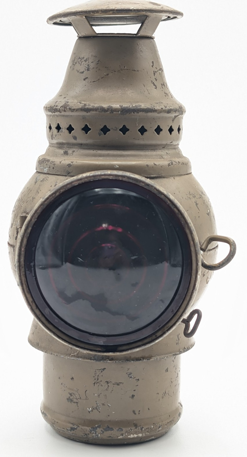 Antique Adlake 2545-WS Non-Sweating Balanced  Lamp Red Lens