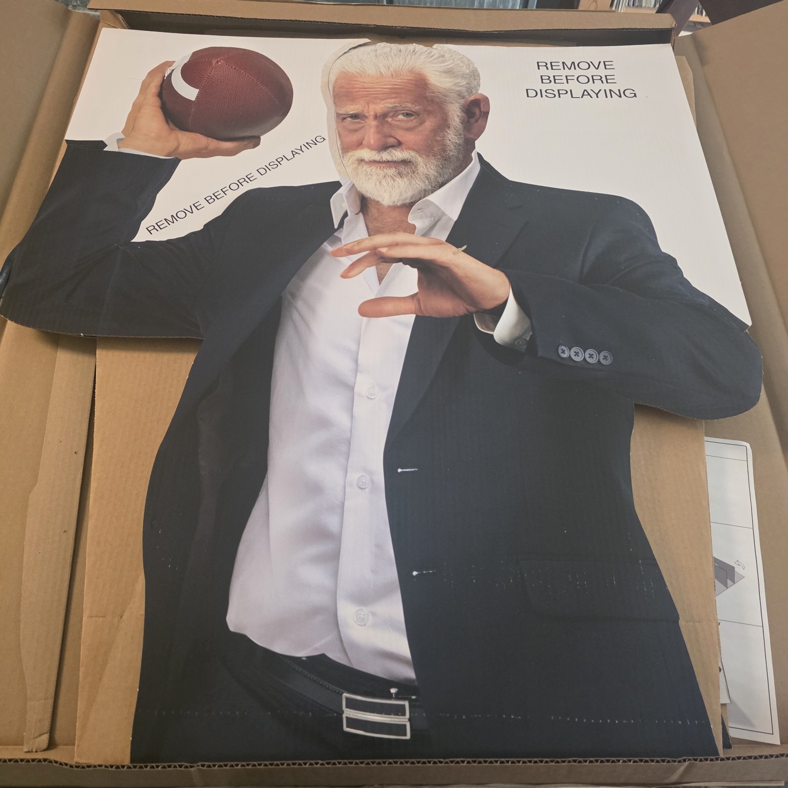 Dos Equis XX Most Interesting Man in the World Life Size Standee Cardboard 6' Dos Equis XX Most Interesting Man in the World Life Size Standee Cardboard 6'