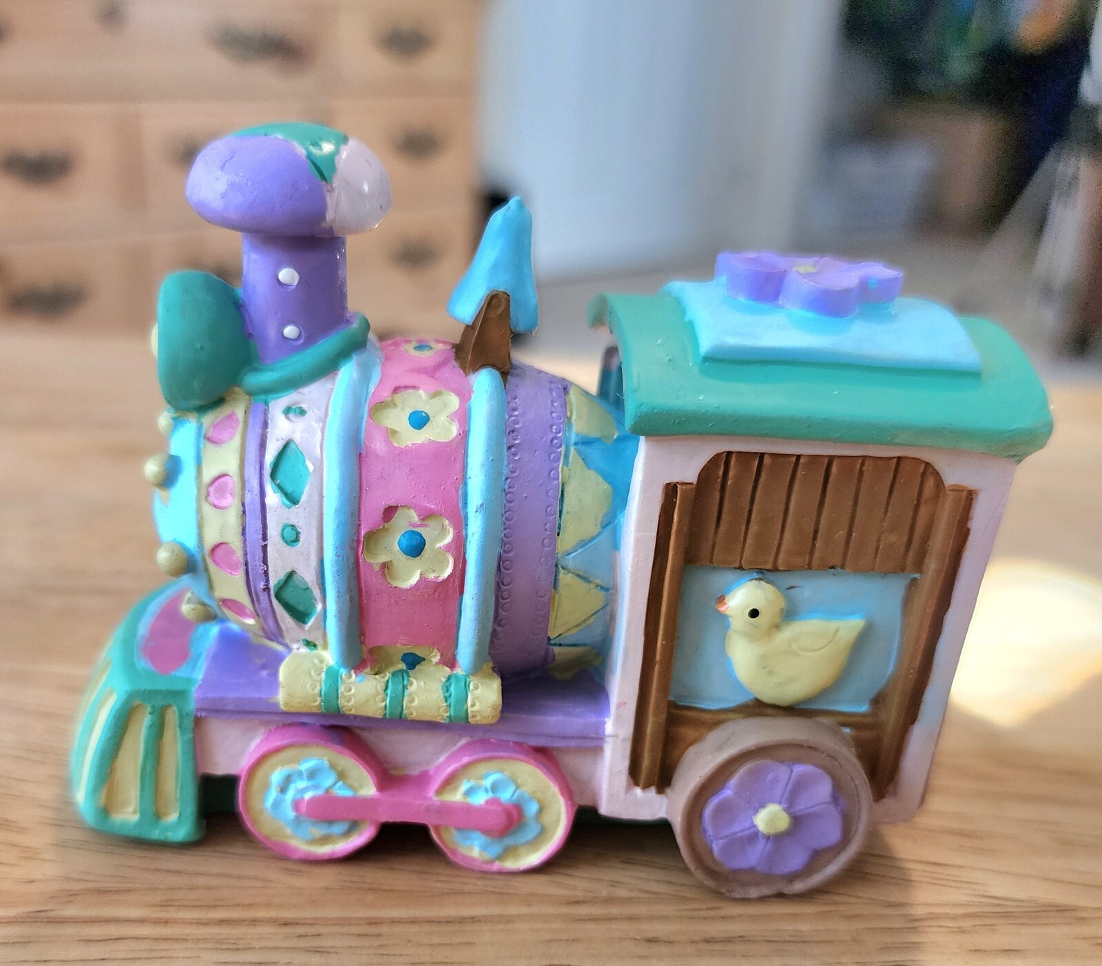 Vintage Winsor  Collection Easter Village Train Decoration Kirklands  BXD