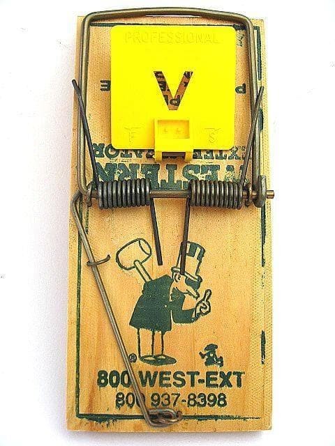 80\'s WESTERN EXTERMINATOR vintage mouse trap #6955a3