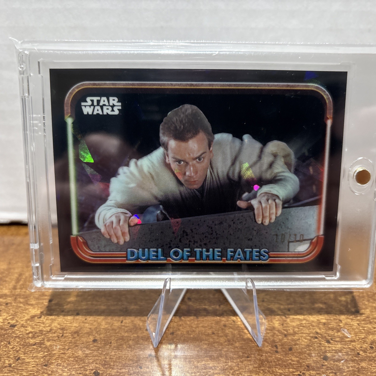 2024 Topps Chrome Sapphire Star Wars: The Phantom Menace #DF-17 10/10 Omega