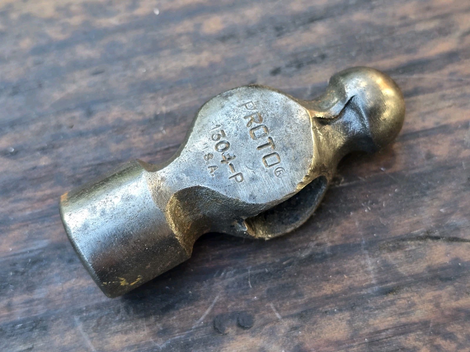 Vintage Proto 1304-P Mini Ball Peen Hammer Head USA