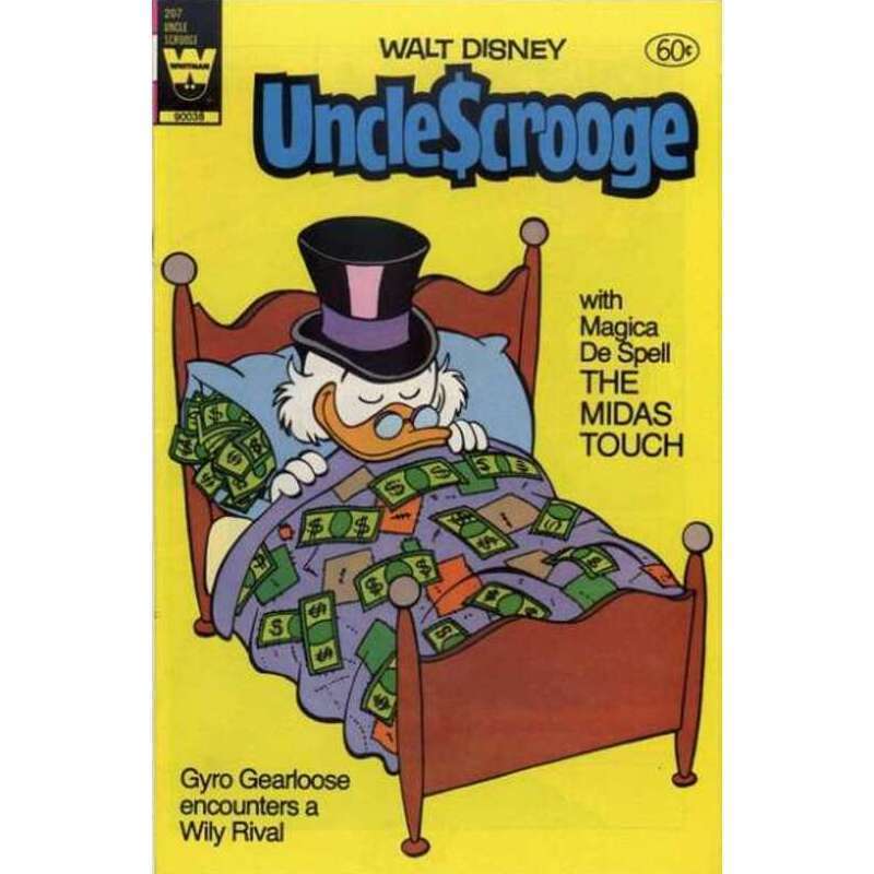 Uncle Scrooge #207  - 1953 series Dell comics VF minus [z*