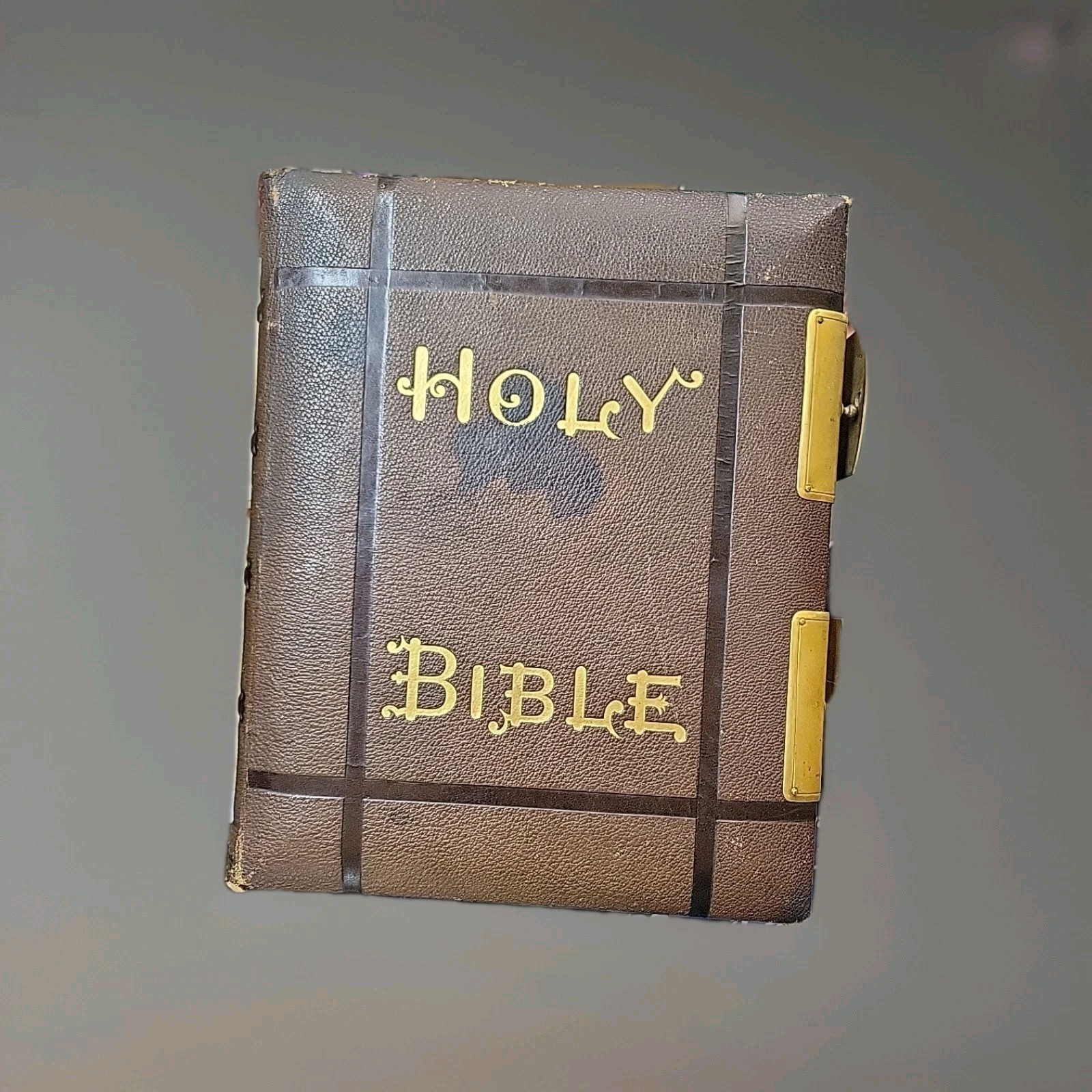 Large 1872 Holy Bible - People's Standard Edition by Ziegler and McCurdy in USA 