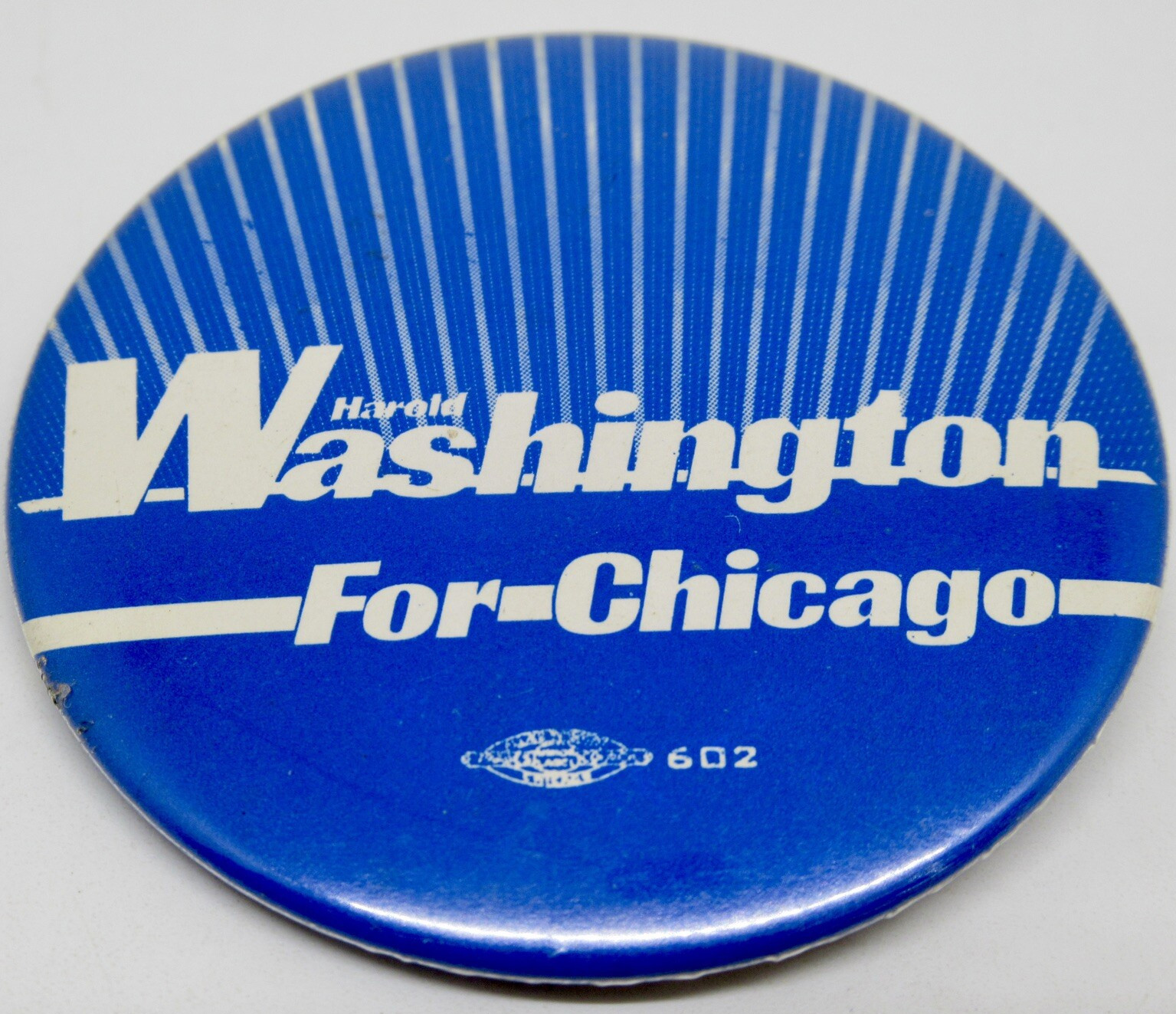 Harold Washington For Mayor CHICAGO Illinois Pin / Button