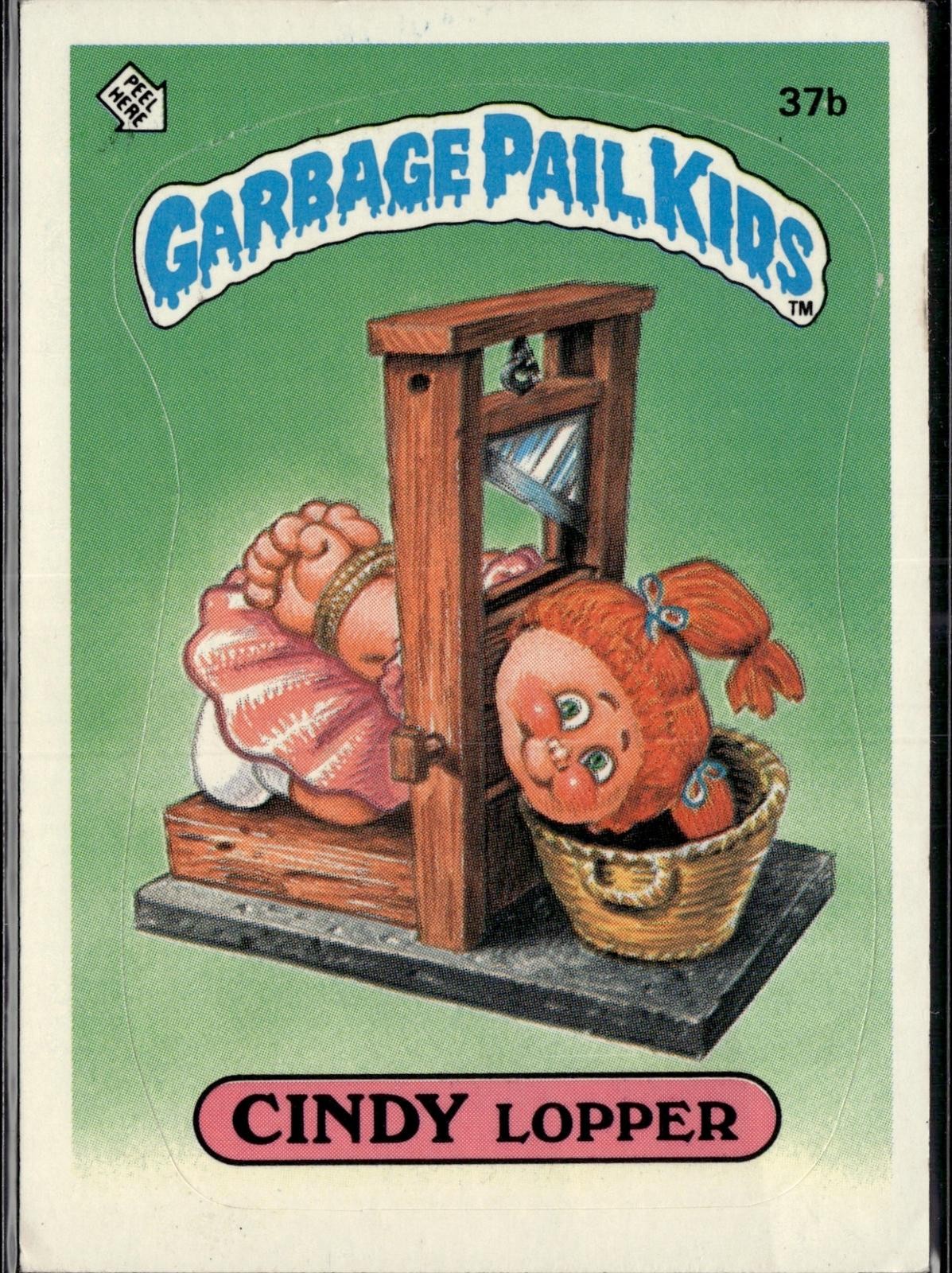 Cindy Lopper 1985 Topps Garbage Pail Kids Series 1 #37b