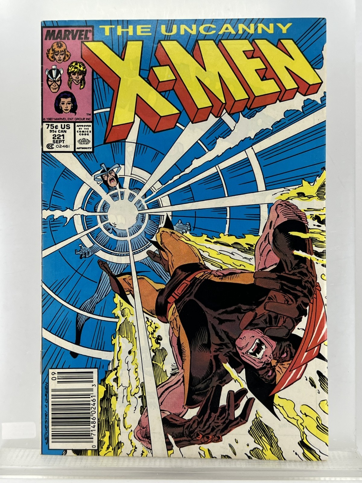 Uncanny X-Men 221 ~Est. Low-Mid 9s ~W pgs ~NEWSSTAND ~Appears Unread ~Key