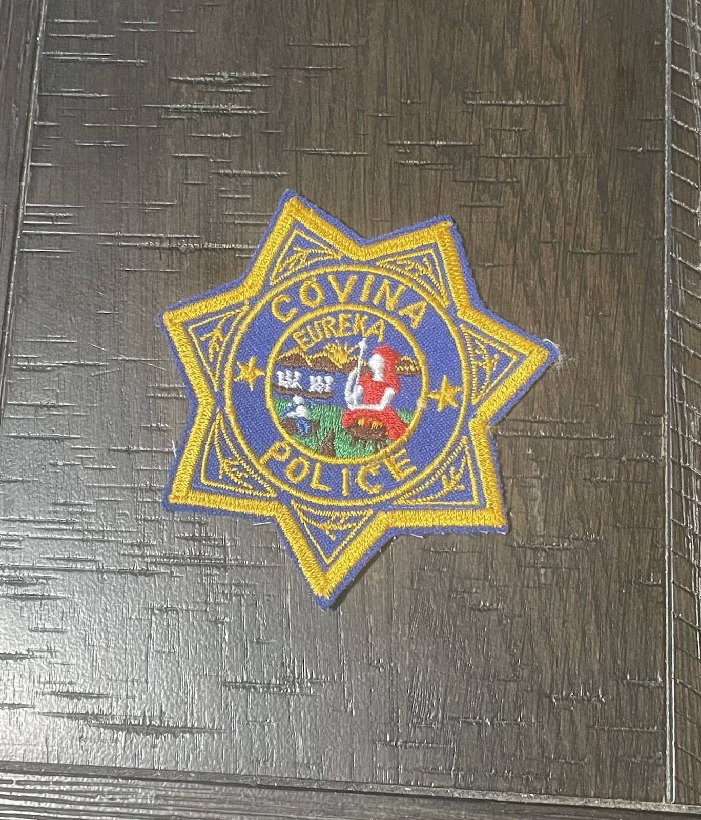Vintage Covina Police Patch California 
