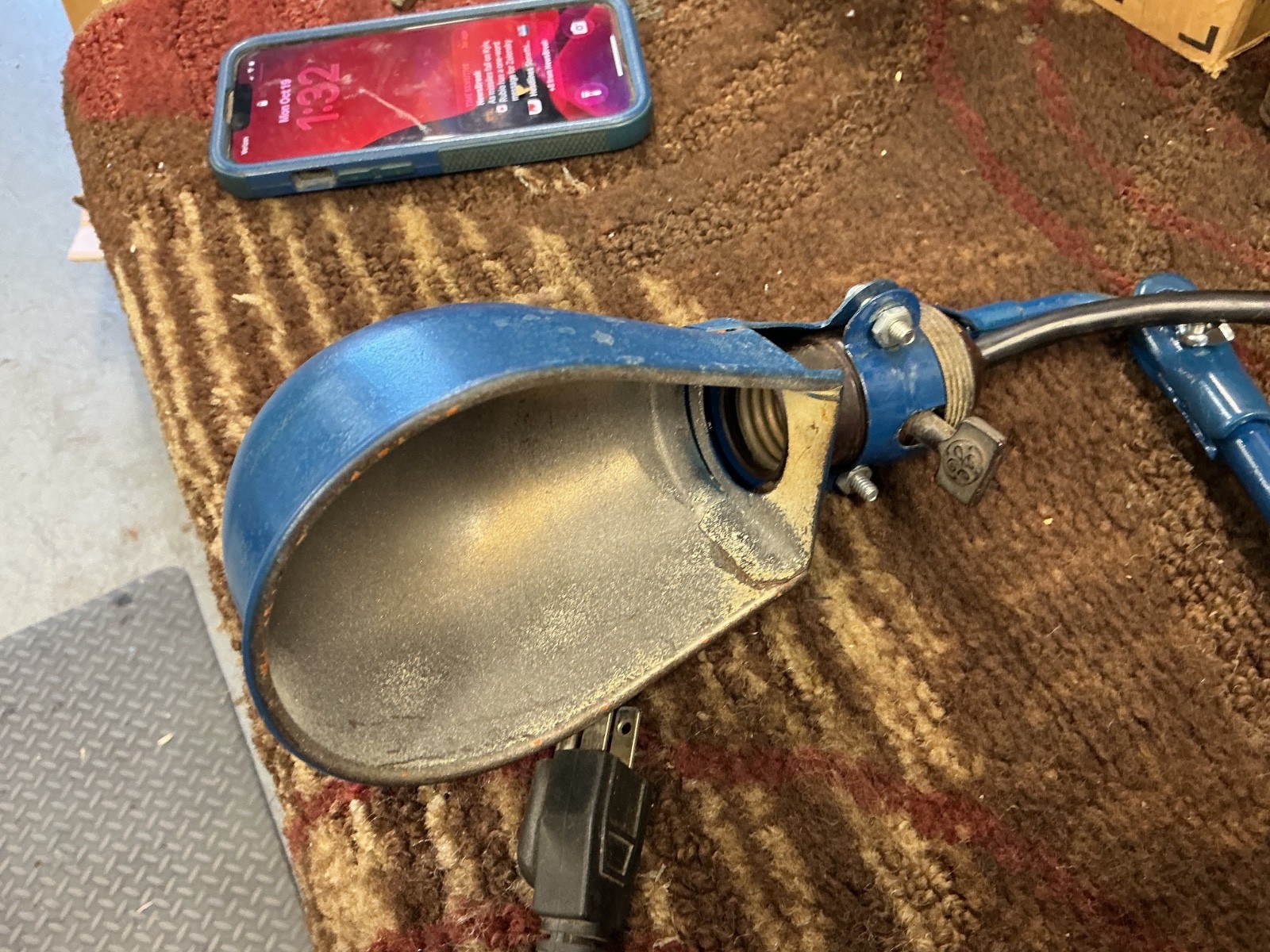 Refurbish Vintage Industrial Machinist Lamp SteamPunk