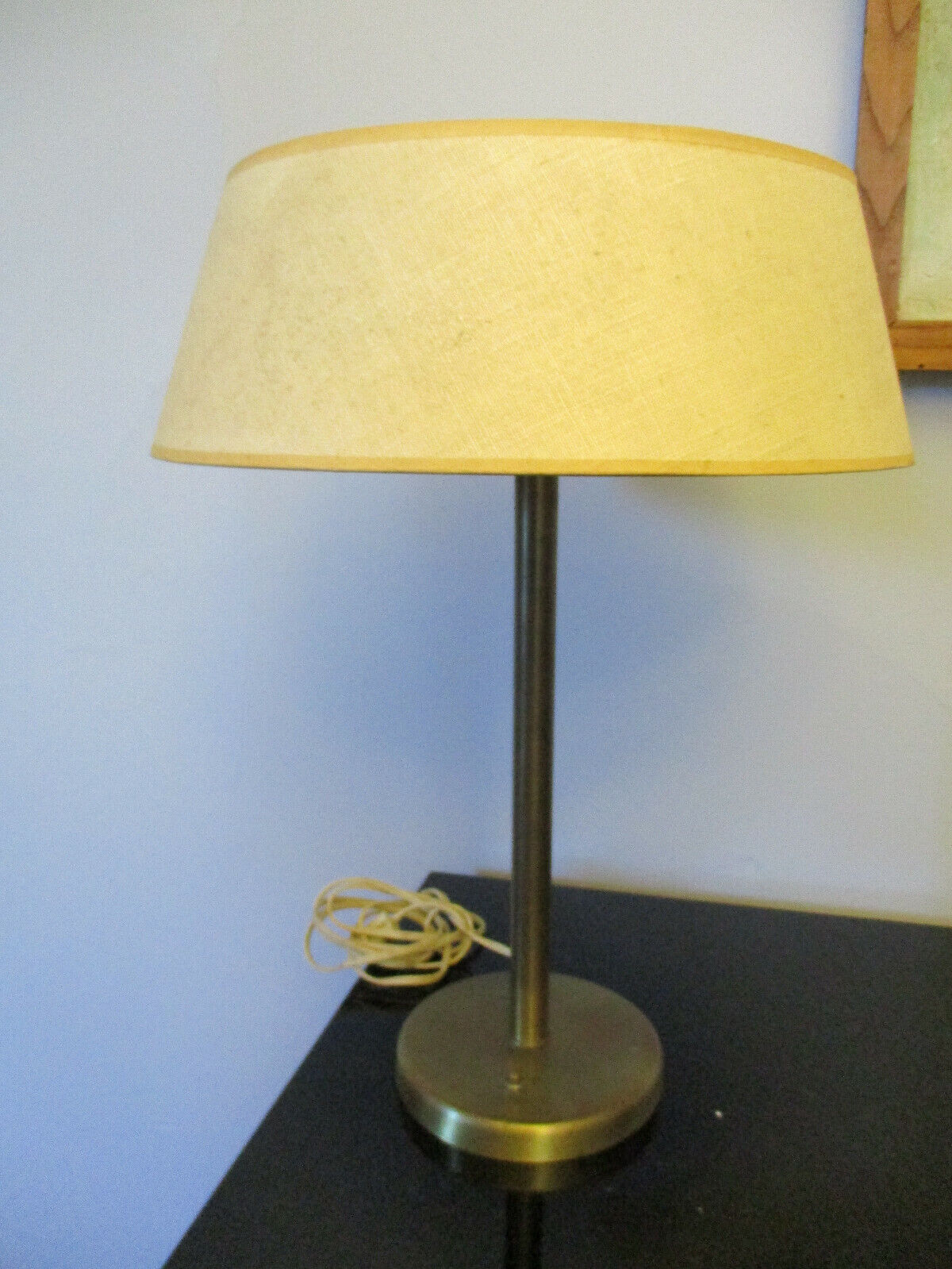 Vintage Retro Mid Century Danish Modern Eames Thurston Era Brass Table Lamp