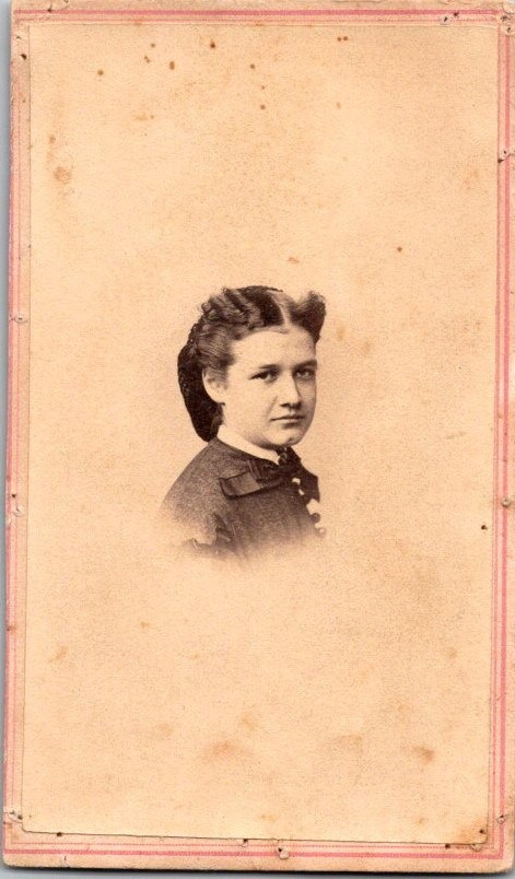 Lovely Young Woman, N.Y.C. Gal, c1870s, CDV Photo, #5210