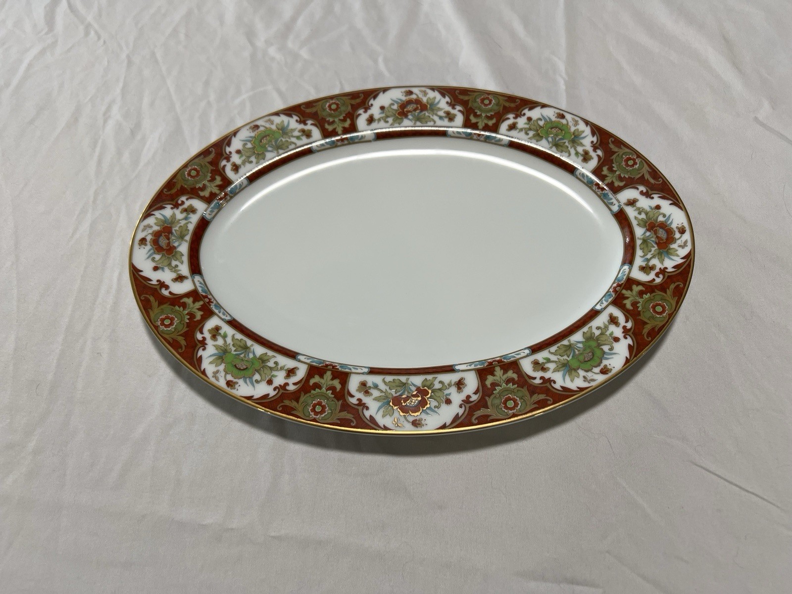 BEAUTIFUL SANGO CHINA KYOTO 16 INCH X 11 1/2  INCH OVAL PLATTER Great Condition