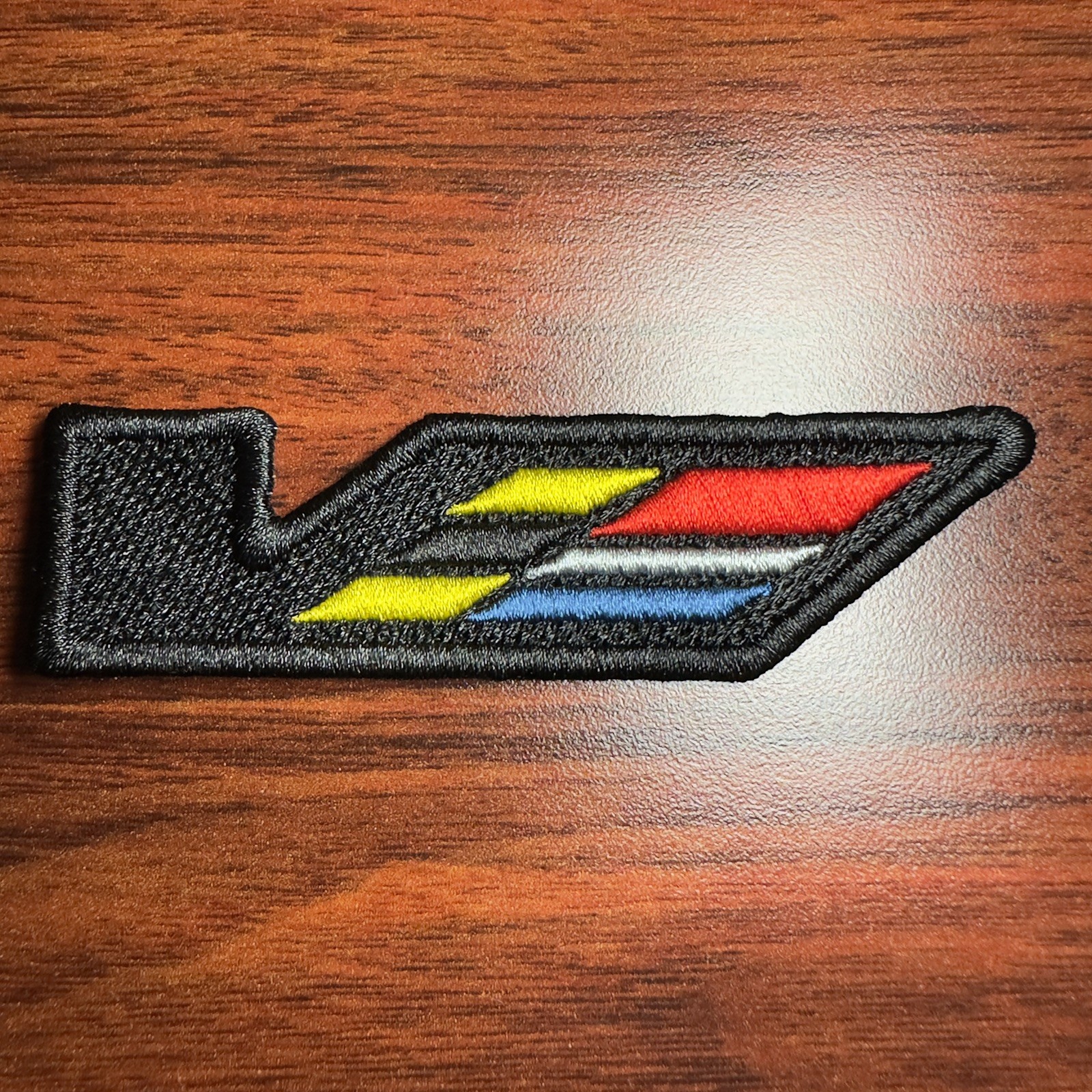 Cadillac CTS V Logo Machine Embroidered Patch Iron On  1”x3.8”