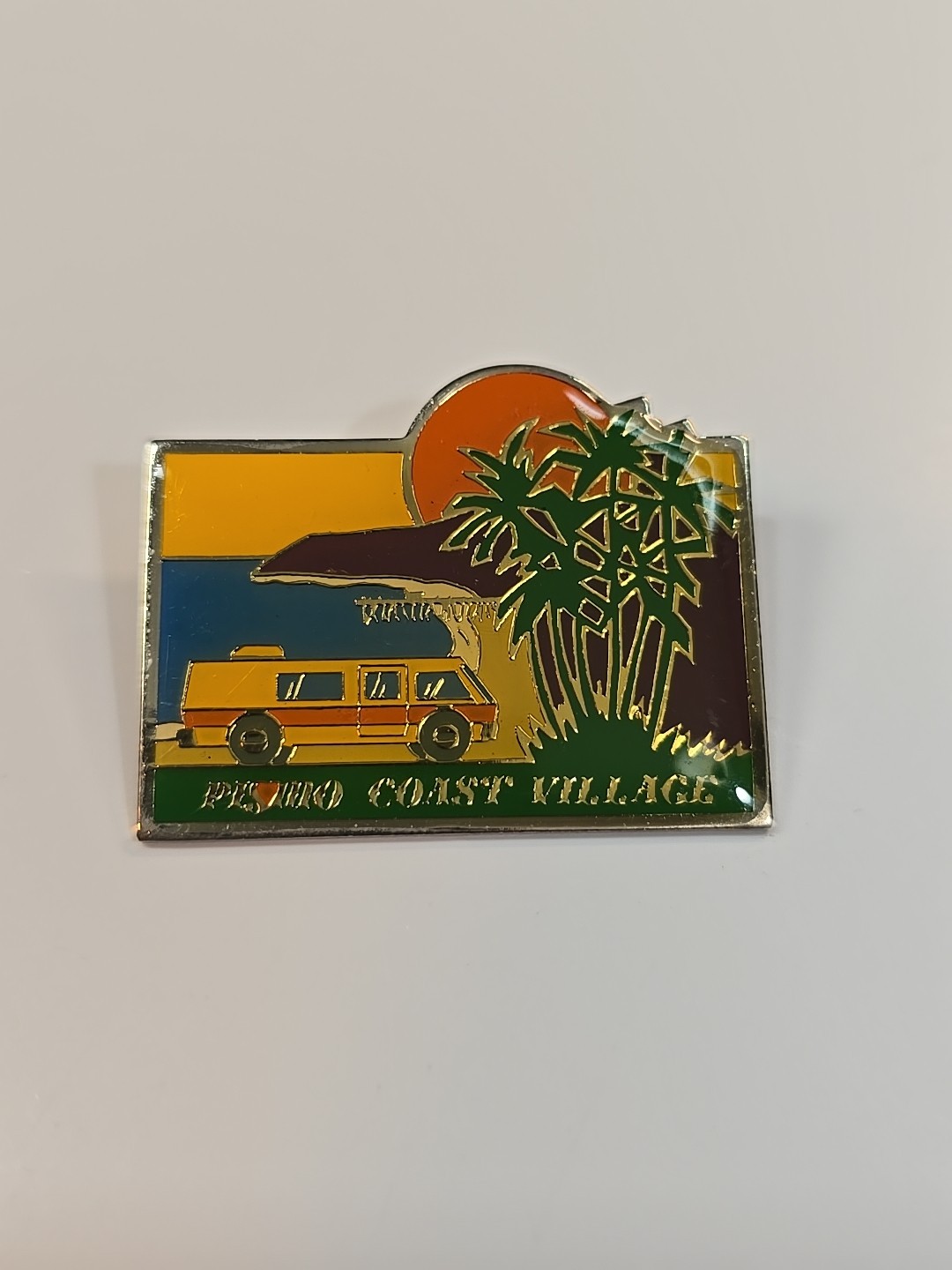 Pismo Coast Village RV Resort Travel Souvenir Lapel Pin Pismo Beach California