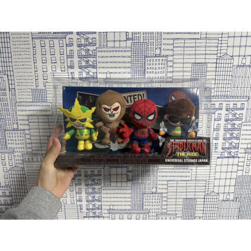 USJ exclusive Spiderman plush toy set