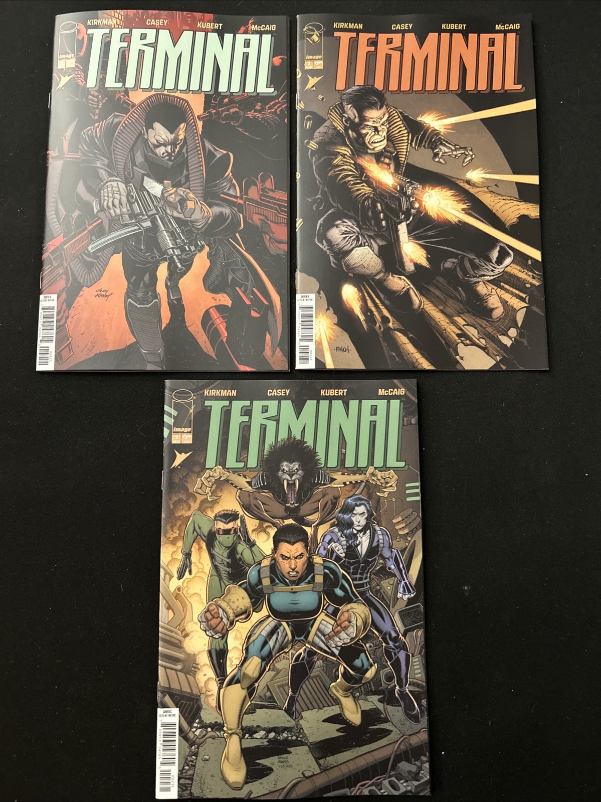Terminal #2 3 Cover Lot / Set - Main A + Variant B & C Image Comics 2026 Kirkman