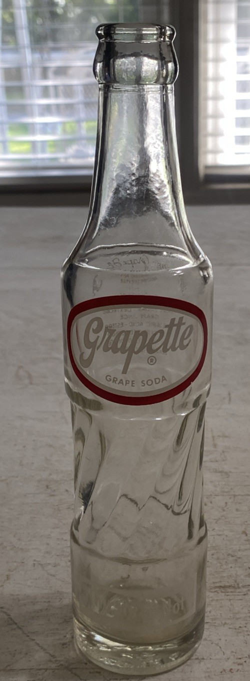 Vintage Grapette Camden ARK Soda Bottle 8oz Normal Illinois 1957