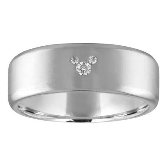 Disney Rebecca Hook Mickey Icon Band Men’s Ring Size 10 Engagement