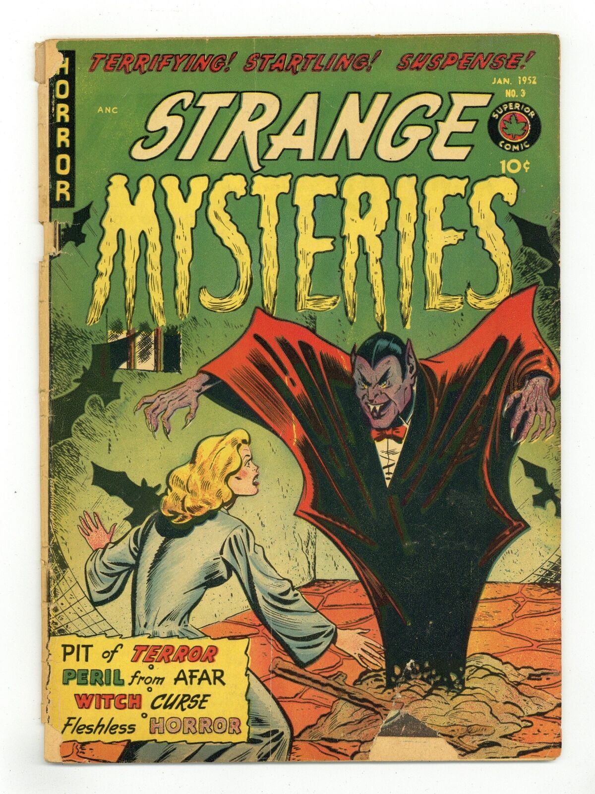 Strange Mysteries #3 GD- 1.8 1952