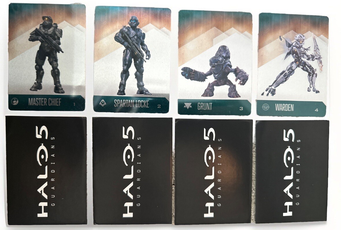 Halo 5 Collectible Metal Cards - Complete Set - MINT Ships FAST.