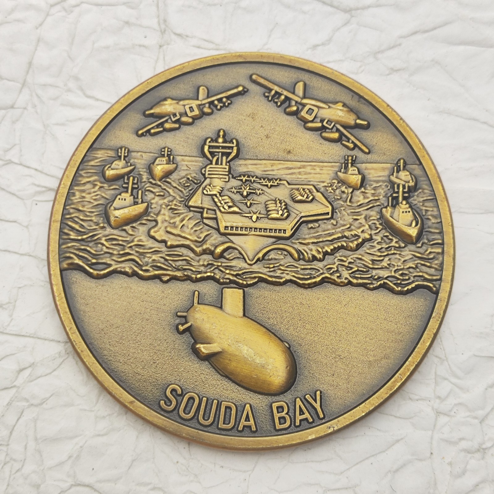 Souda Bay Naval Base Crete Greece Challenge Coin