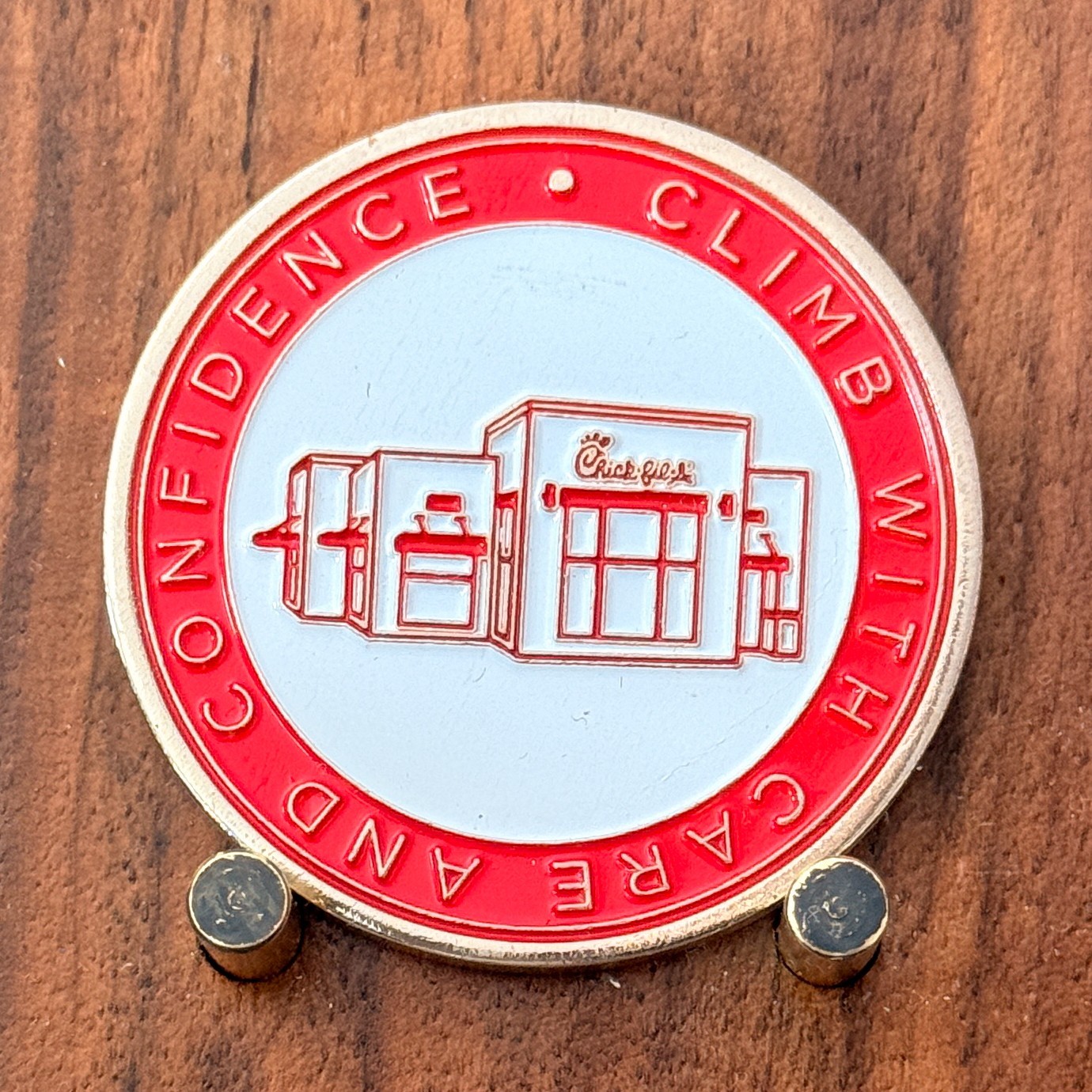 Chick-fil-A Cleveland GA 3 Year Service Challenge Coin W#26 Chick-fil-A Cleveland GA 3 Year Service Challenge Coin W#26