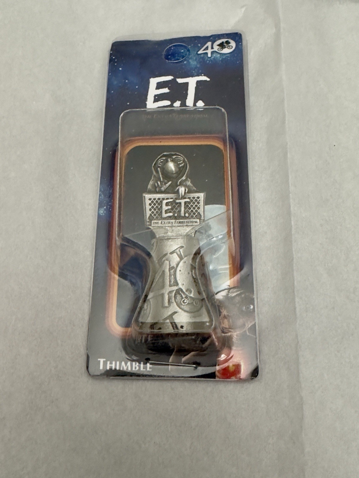 E.T The Extraterrestrial 40th Anniversary Thimble Limited Edition Brand New