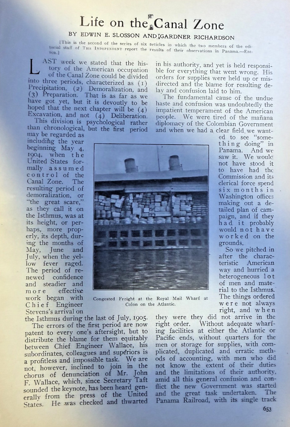 1906 Life in the Panama Canal Zone Colon Calebra City of Panama