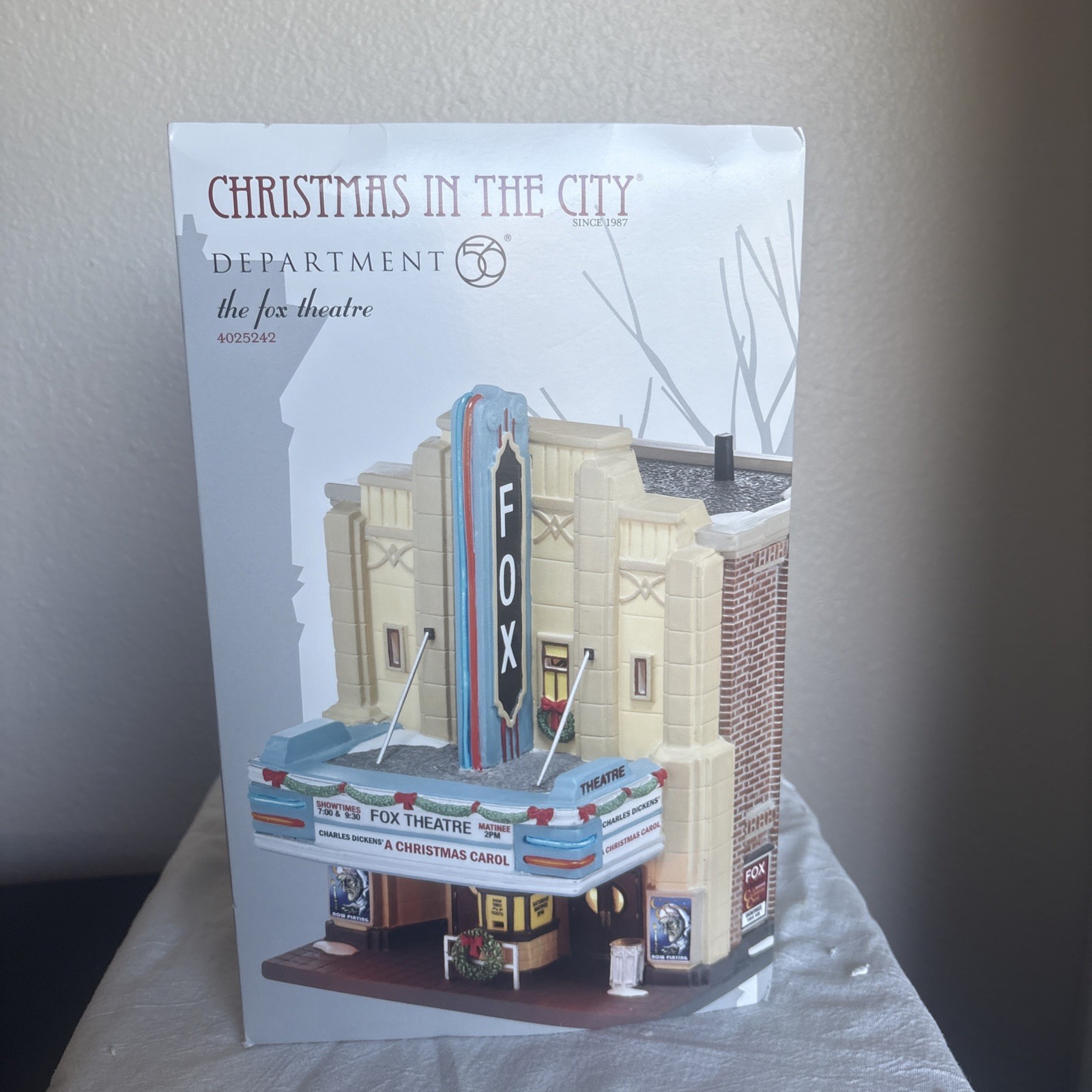 Dept 56 The Fox Theatre NIB Never Removed From Box
