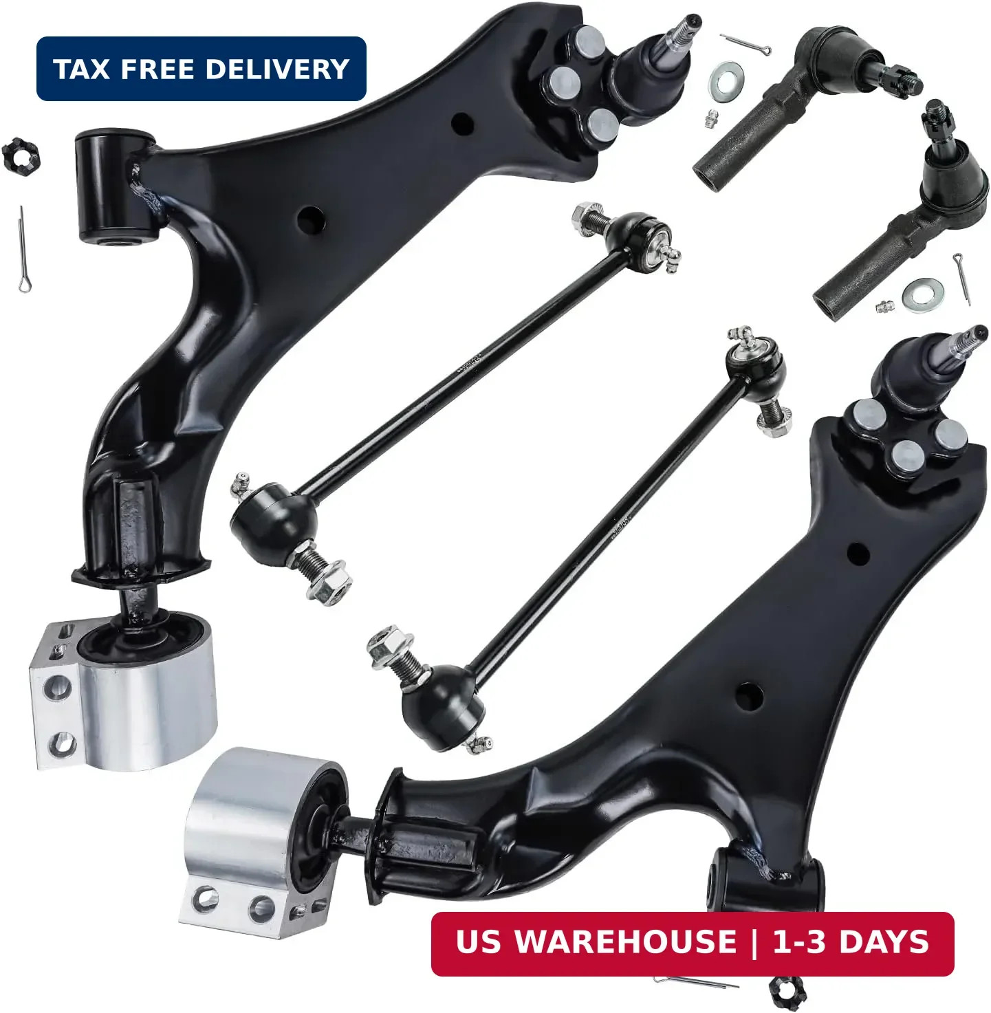 Front End 6pc Suspension Kit for 2010-2017 Chevy Equinox