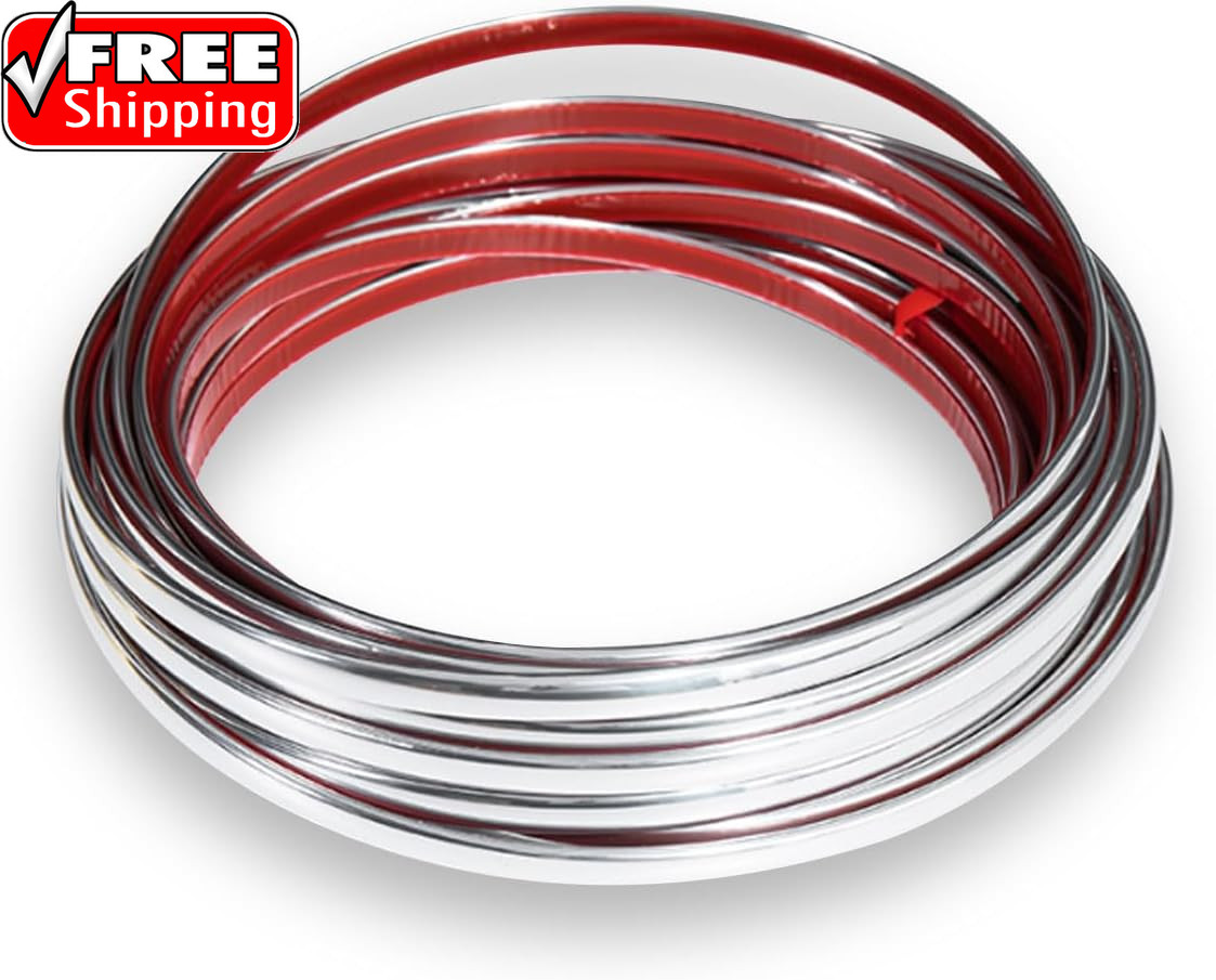 39Ft Automotive Chrome Trim Strip Line, 1/4 39Ft Automotive Chrome Trim Strip Line, 1/4