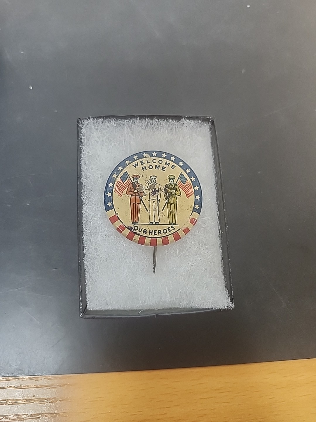 WW1 Welcome Home Our Heroes Pin