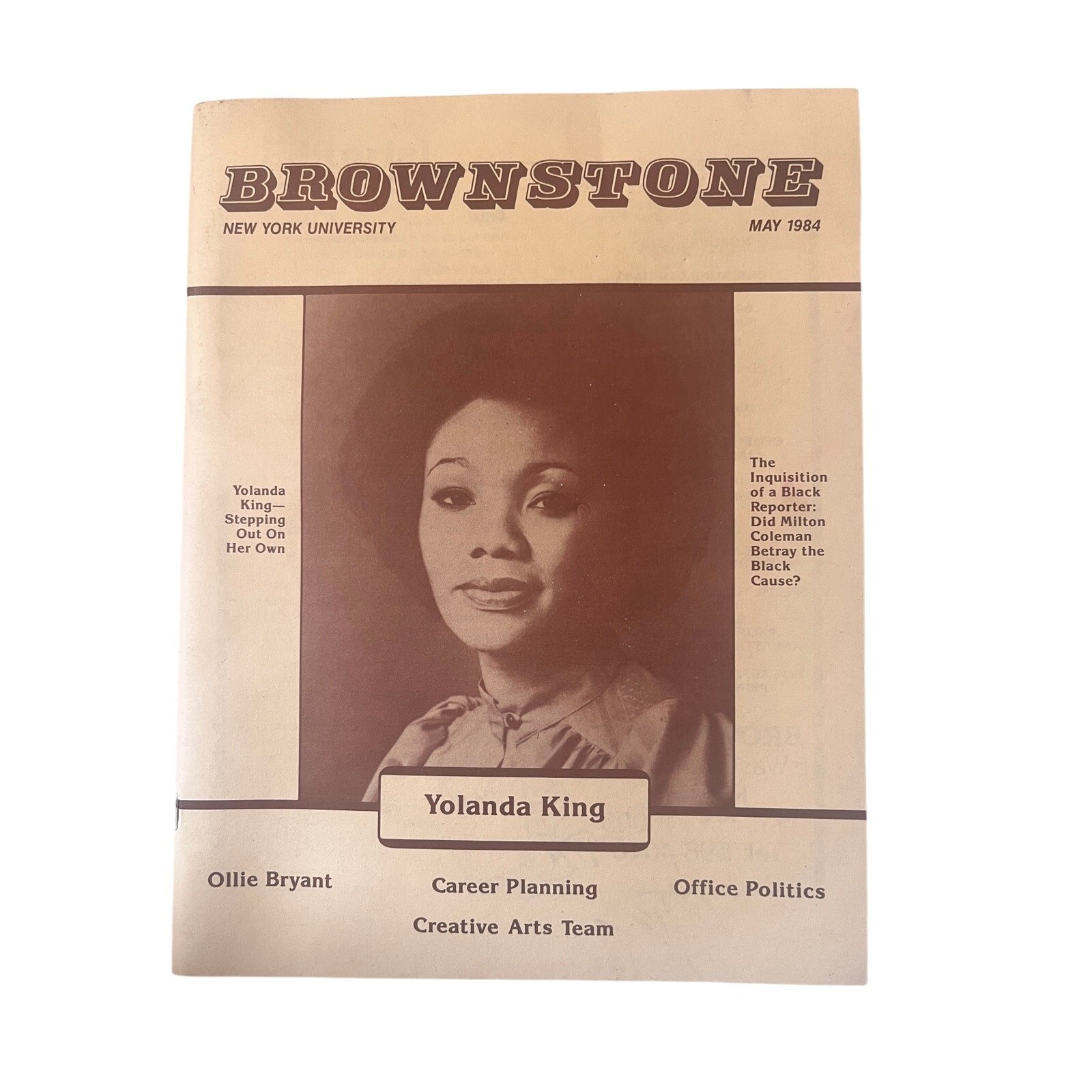1984 Brownstone NYU Black History Yolanda King Jesse Jackson MLK Civil Rights