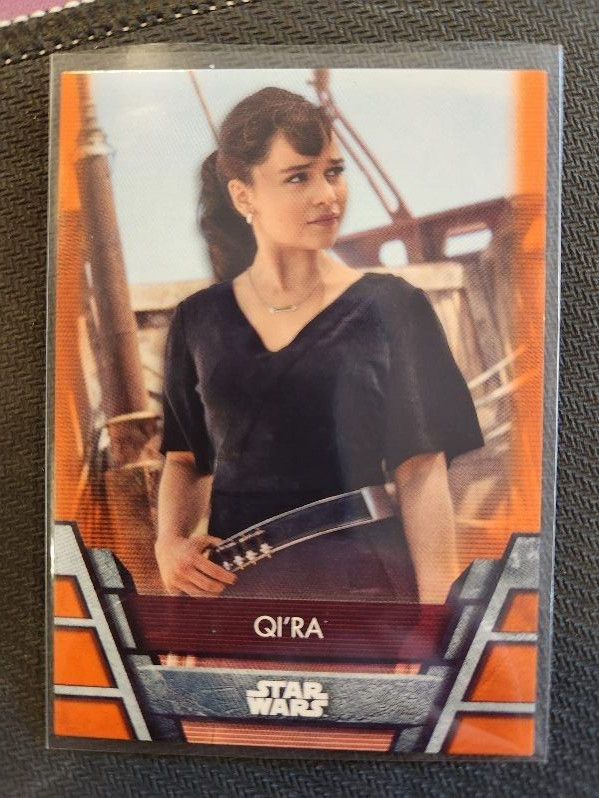 2020 Topps Star Wars Holocron Qi\'ra Orange SP 23/99 #CD-1