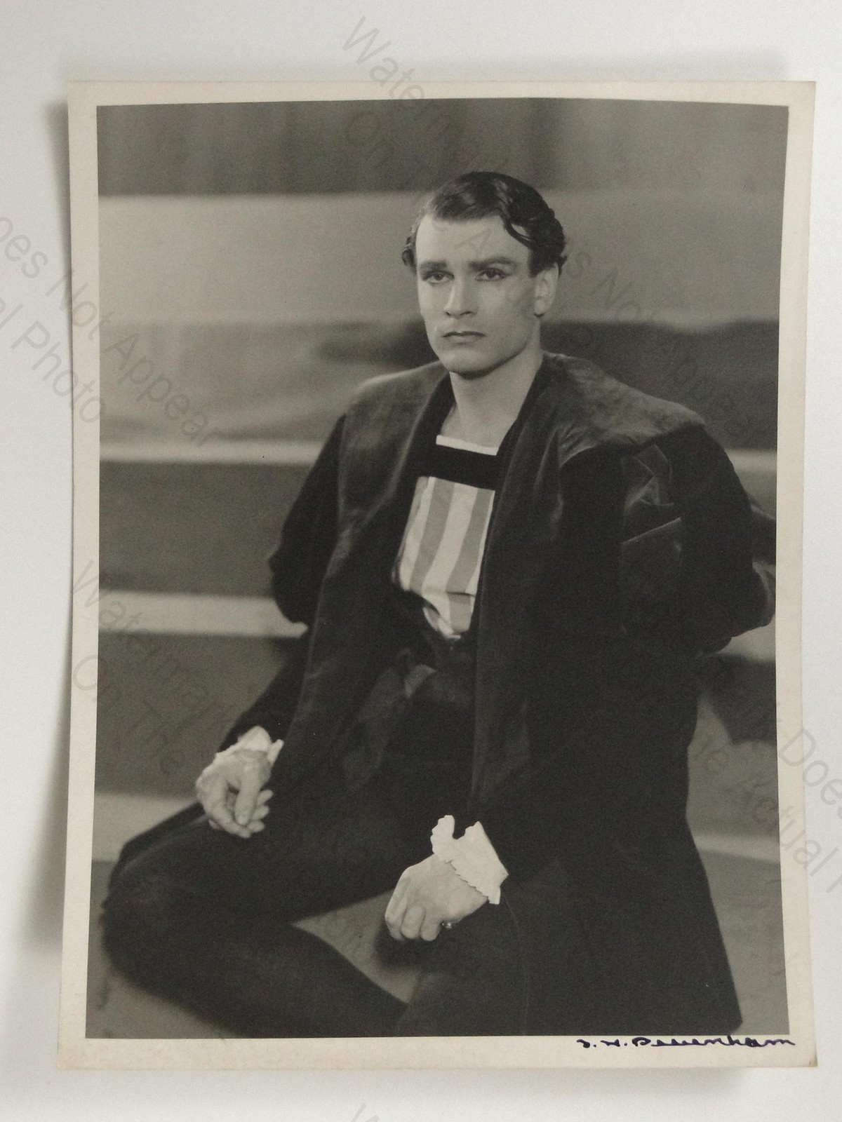 Actor Laurence Olivier Theatrical Costume Portrait Debenham London 1940s Photo