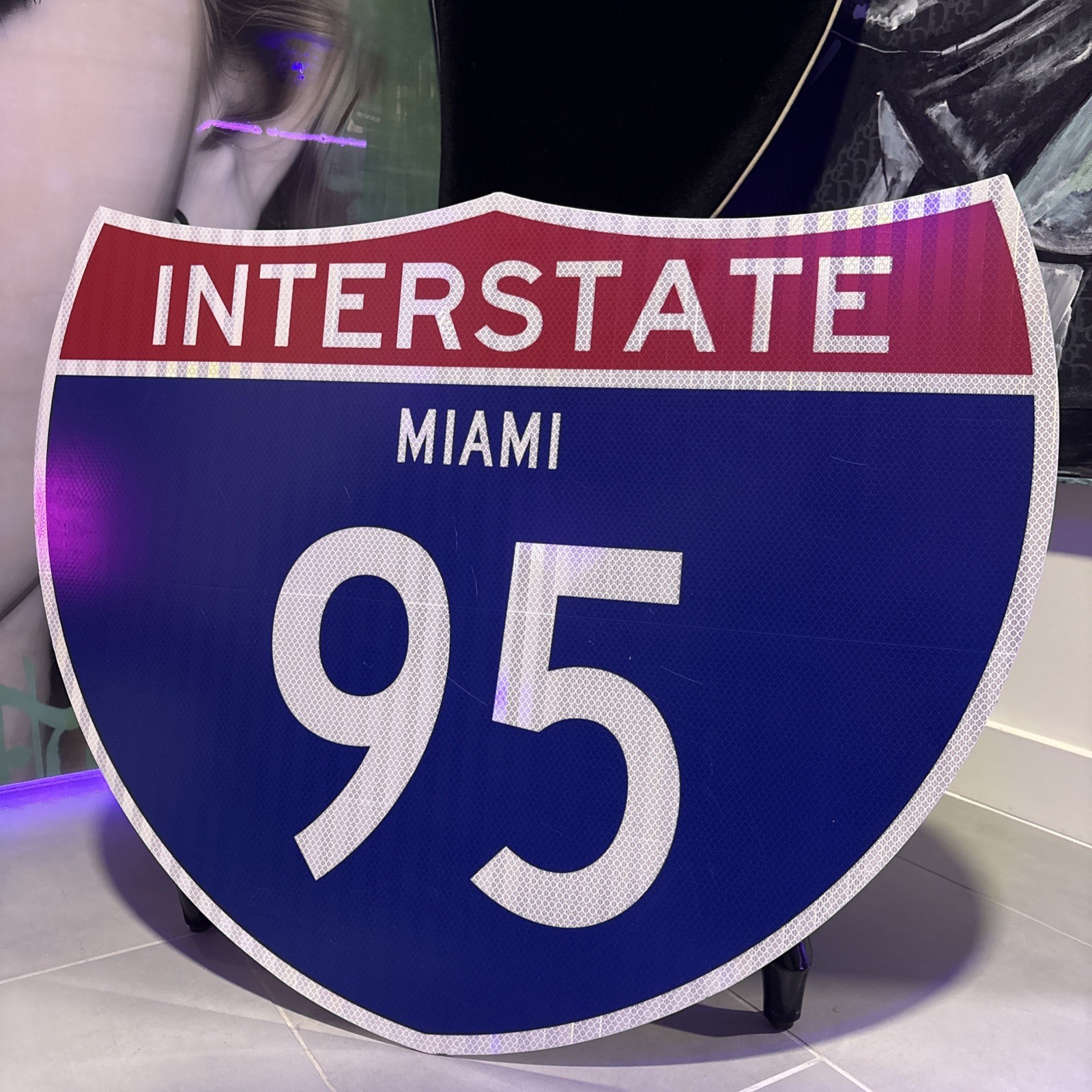 I 95 Metal Interstate Highway Sign Brand New Same Exact As City Has 24” x 30” 🔥