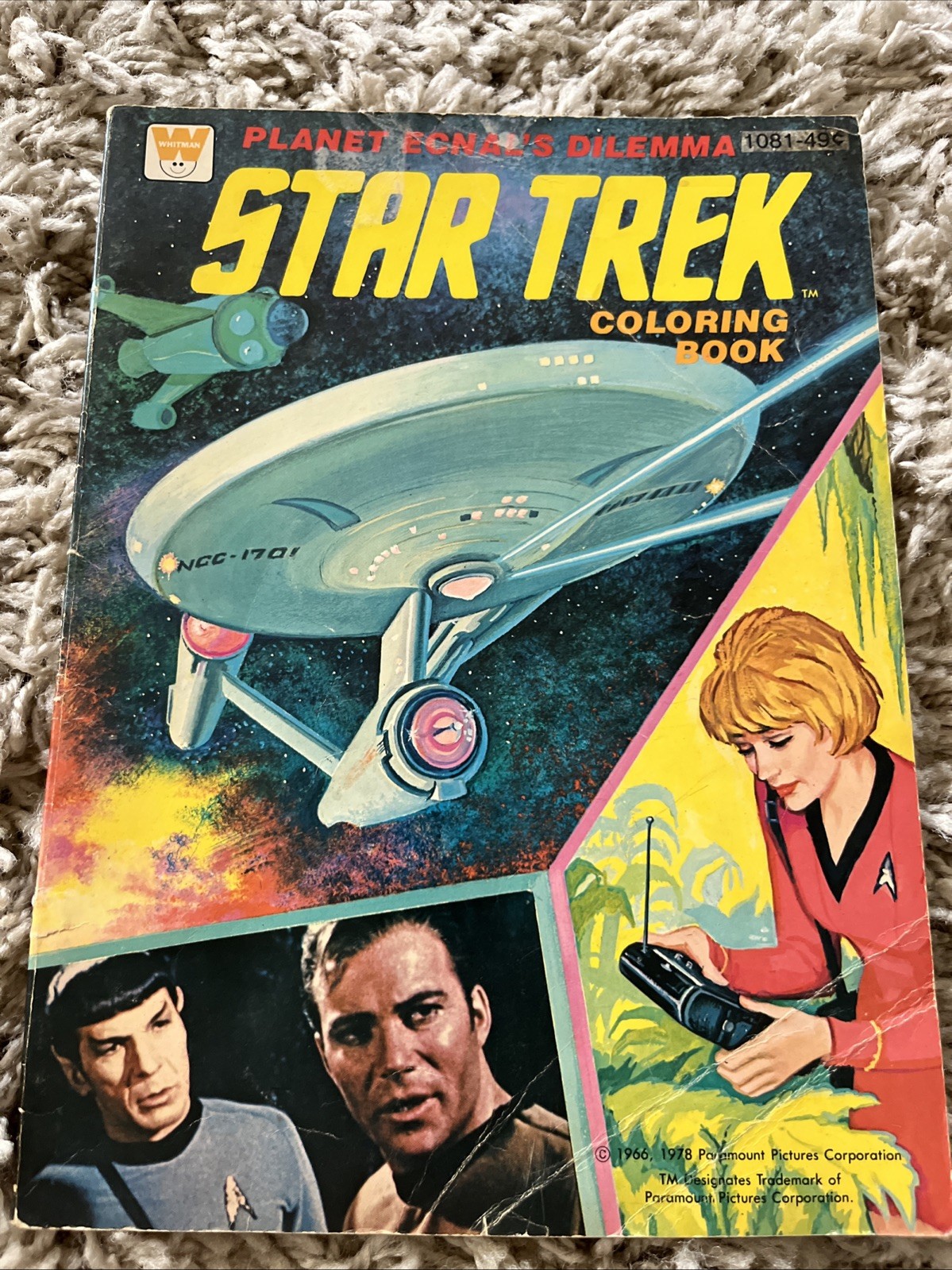 Whitman - 1978 Star Trek Coloring Book, Planet Ecnal's Dilemma