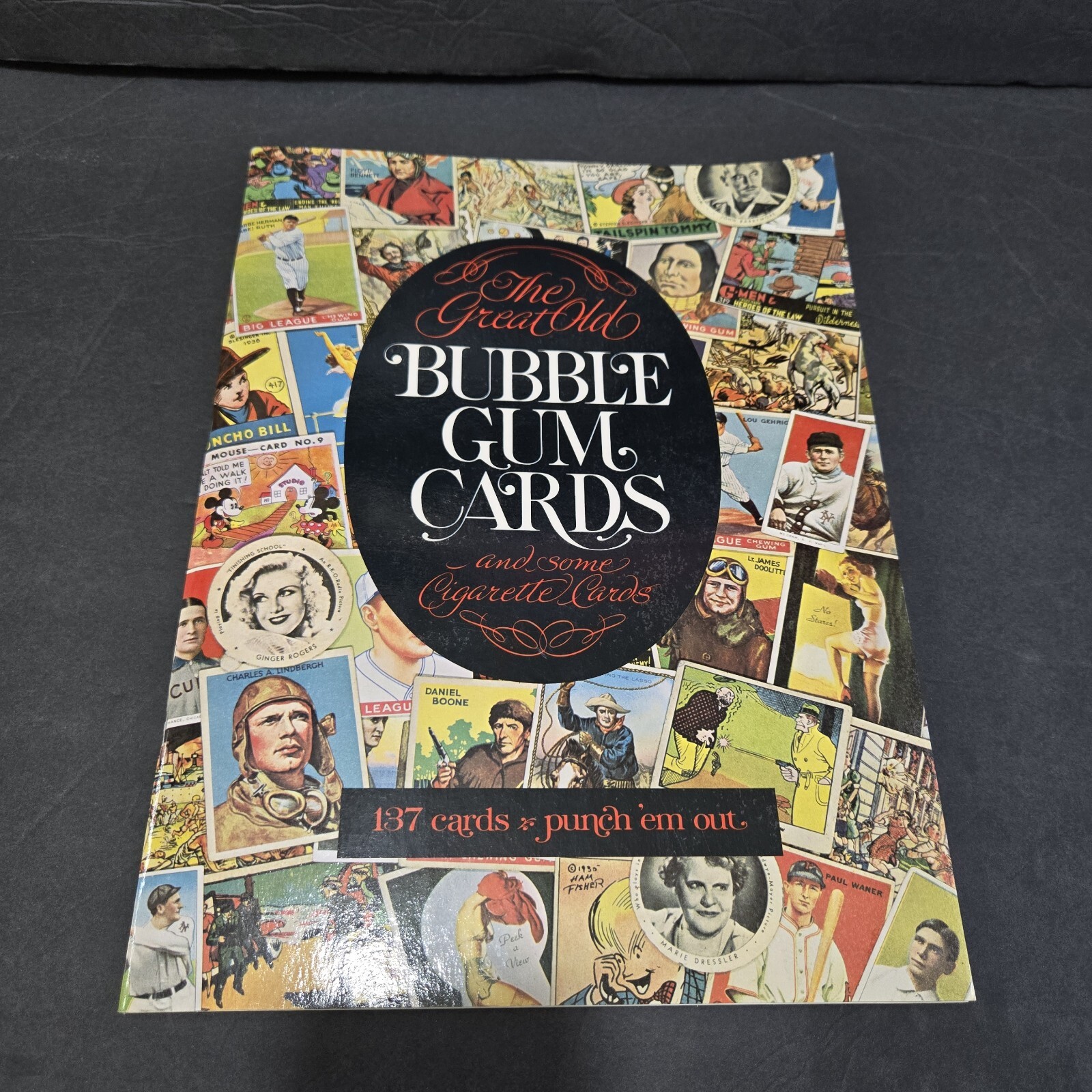 1977 Prime Press The Great Old Bubble Gum Cards and some Cigarette Cards book G+