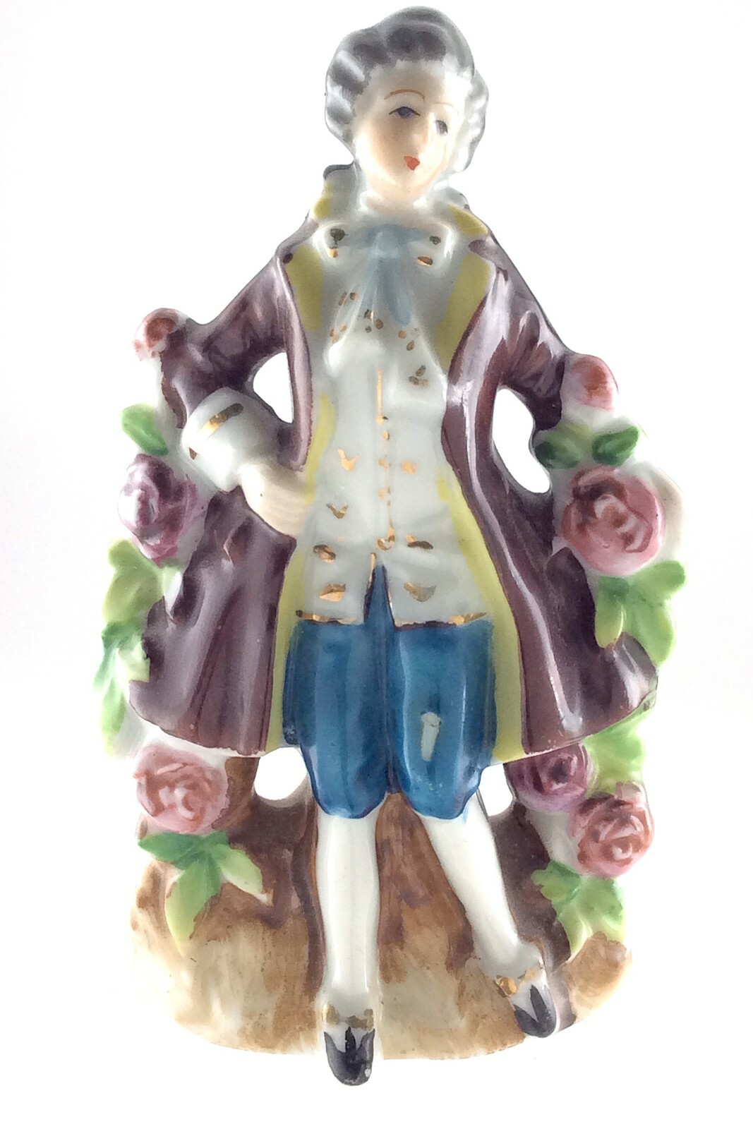 Vintage Colonial Man Occupied Japan Hand Painted Figurine N341
